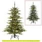 Puleo International 4.5ft. Pre-Lit Aspen Fir Christmas Tree - image 6