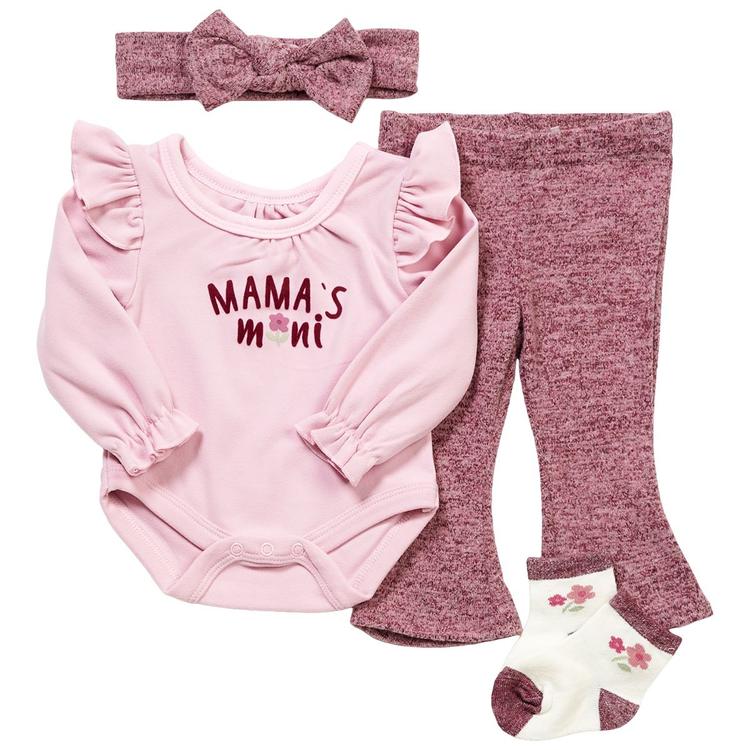 Baby Girl (3-9M) Baby Essentials 4pc. Mama''s Mini Layette Set