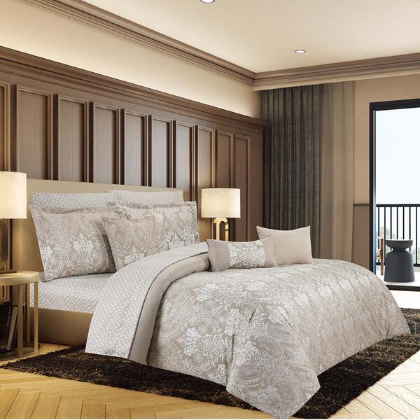 10pc. Rowan Reversible Comforter Set - image 