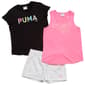 Girls (7-16) Puma(R) 3pc. Short Sleeve Tee/Tank/Shorts Set - image 1