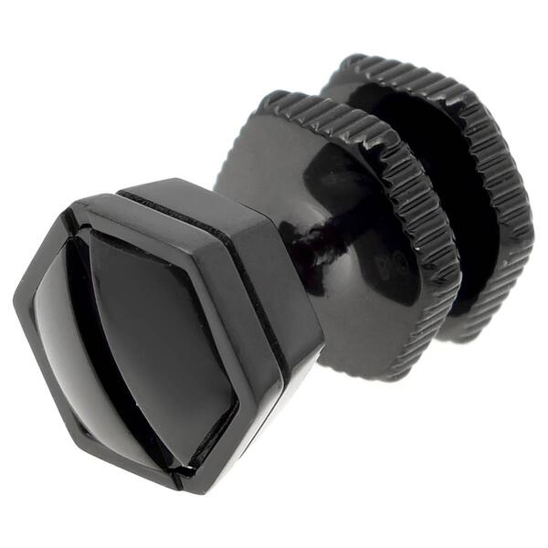 Mens Lynx Stainless Steel Black Ion Plating Stud Earring - image 