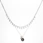 Ashley Rhodium & Black Layered Celestial Pendant Necklace - image 1