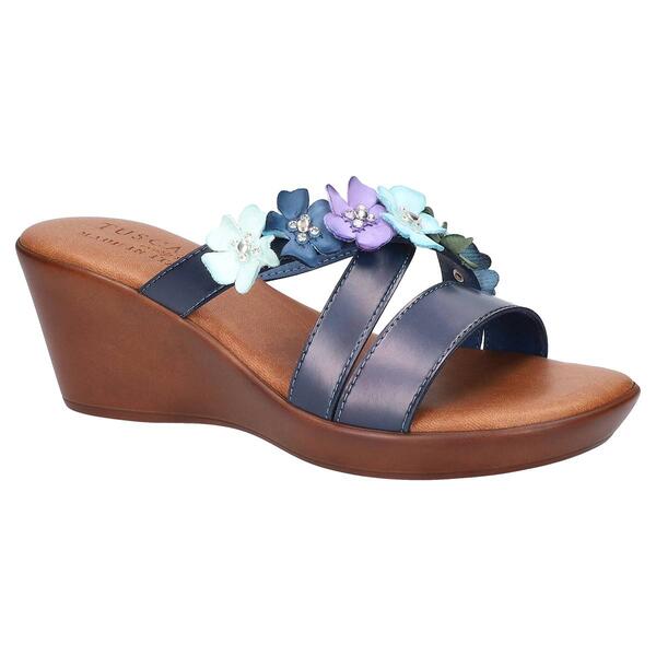 Womens Tuscany by Easy Street Bellefleur Wedge Sandals - image 