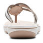 Womens Clarks® Cloudsteppers™ Breeze Coral Flip Flops - image 4