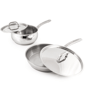 BergHOFF Belly Shape 4pc. Skillet & Saucepan Cookware Set - image 2