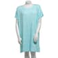 Plus Size Jaclyn Short Sleeve Tossed Icon Neck Nightshirt - image 1