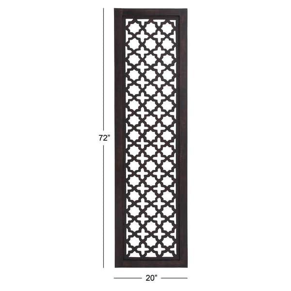 9th & Pike&#174; Black Traditional Ornamental Wood Wall Decor