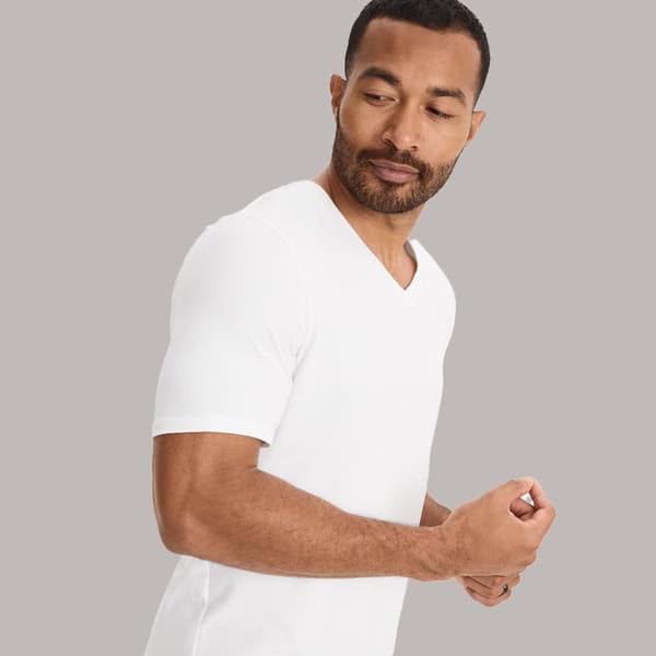 Mens Tall Man Jockey&#174; Cotton Stretch V-Neck Undershirt