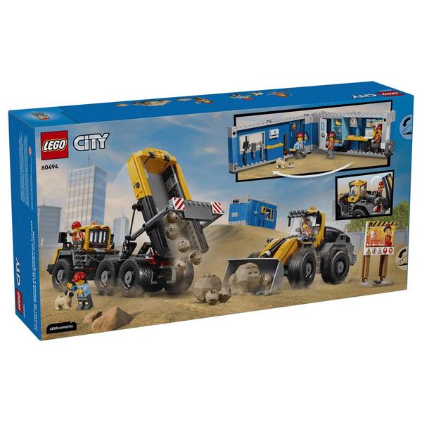LEGO® City Dump Truck & Front End Loader Building Kit
