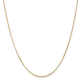 Unisex Gold Classics&#40;tm&#41; .9mm. 14k Gold Curb Chain Necklace