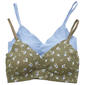 Womens Lucky Brand 2pk. Laser Hook & Eye Lounge Bras - LVD22851BV - image 1