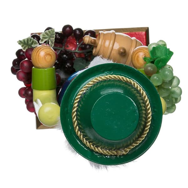 Kurt Adler 10.25in. Wooden Winemaker Nutcracker