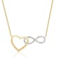 Accents by Gianni Argento Diamond Accent Plated Infinity Heart - image 1