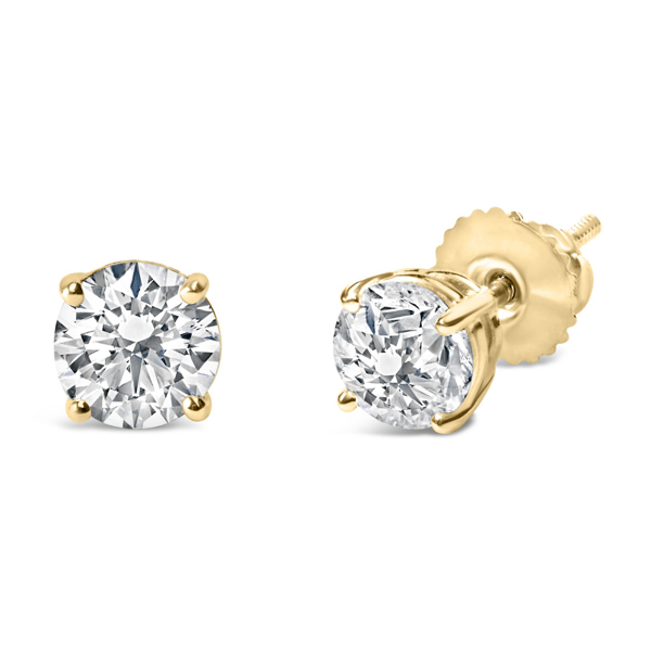 Haus of Brilliance 2ctw. Lab Grown Diamond Screwback Stud Earrin