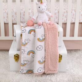 Carters(R) Chasing Rainbows Super Soft Baby Blanket