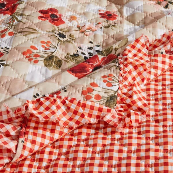 Greenland Home Fashions&#8482; Wheatly Ruffle-Embellished Quilt Set