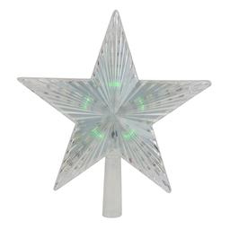 Northlight Lighted Flashing Crystal Star Christmas Tree Topper