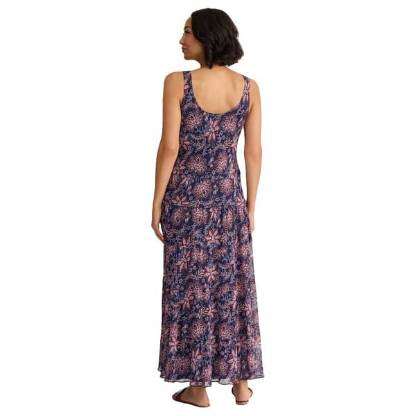 Petite Jones New York Sleeveless Floral Tier Maxi Dress