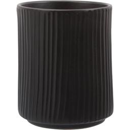 Home Essentials 7in. Round Matte Striped Utensil Crock