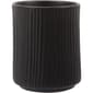 Home Essentials 7in. Round Matte Striped Utensil Crock - image 1