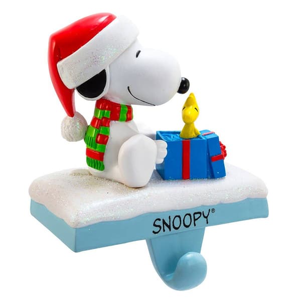 Kurt Adler 4.6in. Snoopy & Woodstock Stocking Holder
