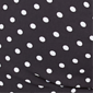 Womens Hearts of Palm In Black & White Polka Dot Capris - image 6