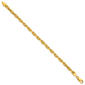 Gold over Sterling Silver Anchor Chain Bracelet - image 3