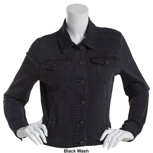 Juniors Love of Denim Classic Everyday Stretch Denim Jacket