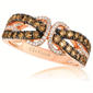 Le Vian(R) Rose Gold Diamond Circular Cluster Ring - image 1