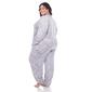 Plus Size White Mark 2pc. Leopard Pajama Set - image 2