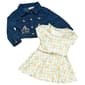 Toddler Girl Young Hearts Yummy Plaid Floral Dress & Denim Jacket - image 1