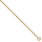 Adult Unisex Gold Classics&#8482; 10kt. 1.10mm Singapore Chain Necklace - image 2