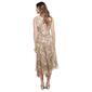Plus Size Rabbit Rabbit Rabbit Floral High Low Hem Dress - image 2
