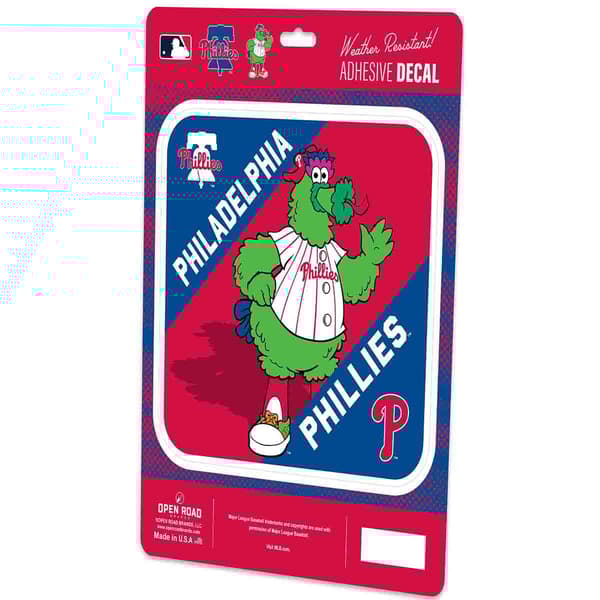 Open Road Phillies Weather-Resistant Single Decal
