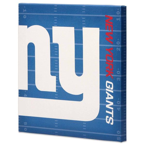Open Road Giants Lgoo Stretched Canvas