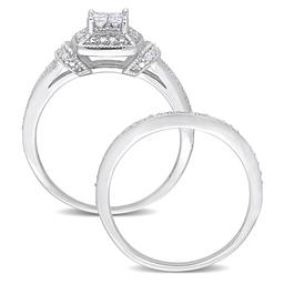 Diamond Classics™ 1/3ctw. Princess Diamond Bridal Ring Set