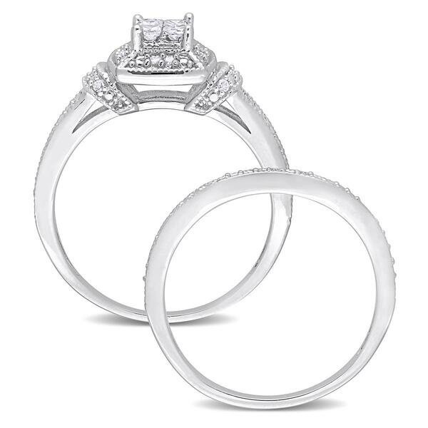 Diamond Classics&#8482; 1/3ctw. Princess Diamond Bridal Ring Set