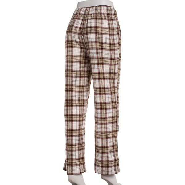 Juniors Derek Heart Flannel Plaid Lounge Pants with "98" Patch