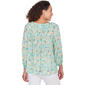 Womens Skye''s The Limit Soft Side Printed 3/4 Sleeve Top - image 2