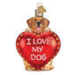 Old World Christmas I Love My Dog Ornament - image 2