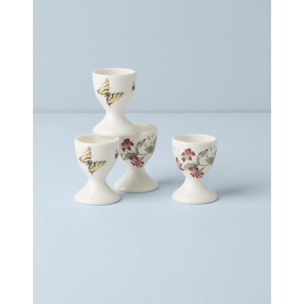 Lenox® Butterfly Meadow® Footed Egg Cups - Set Of 4