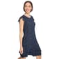 Womens Tommy Hilfiger Ruffle Trim Mixed Media Dot A-Line Dress - image 3
