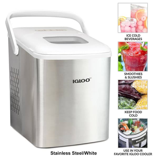 Igloo 26 lb. Automatic Self-Cleaning Ice Maker Machine - ICEB26HN