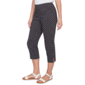 Petite Hearts of Palm In Black & White Polka Dot Capris - image 3