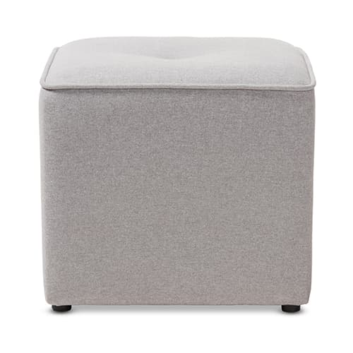 Baxton Studio Corinne Upholstered Ottoman