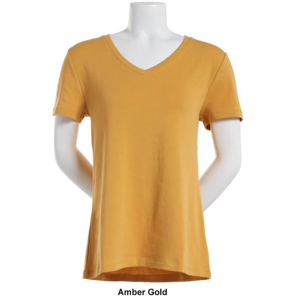 Womens Preswick &amp; Moore® Short Sleeve V-Neck Tee