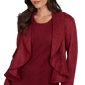 Womens Emaline Country Code Faux Suede Open Front Jacket - image 5