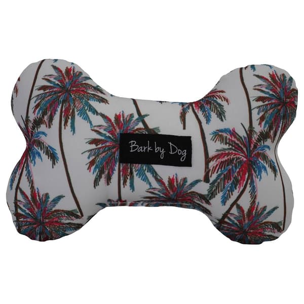 Bark by Dog Palm Trees Dog Bone Toy