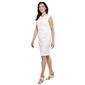 Womens Kasper Sleeveless Solid Sheath Dress - image 4