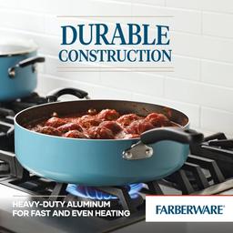 Farberware® DiamondMax™ Nonstick Jumbo 6qt. Cooker - Aqua